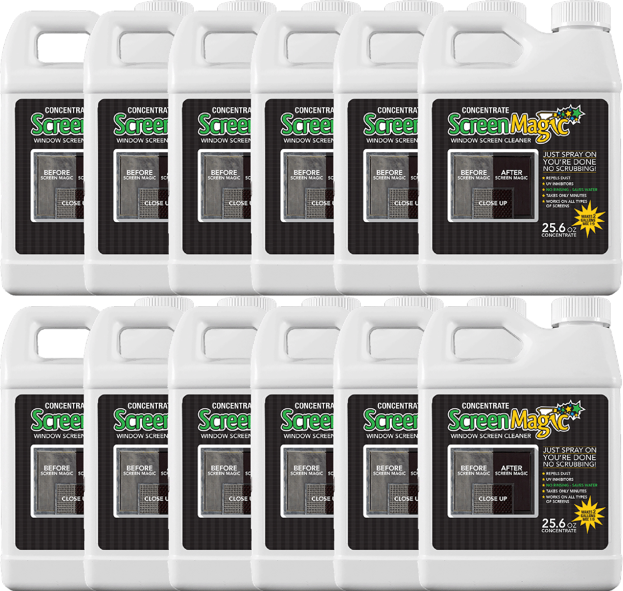 Screen Magic Pro 25.6 oz Concentrate – Case of 12