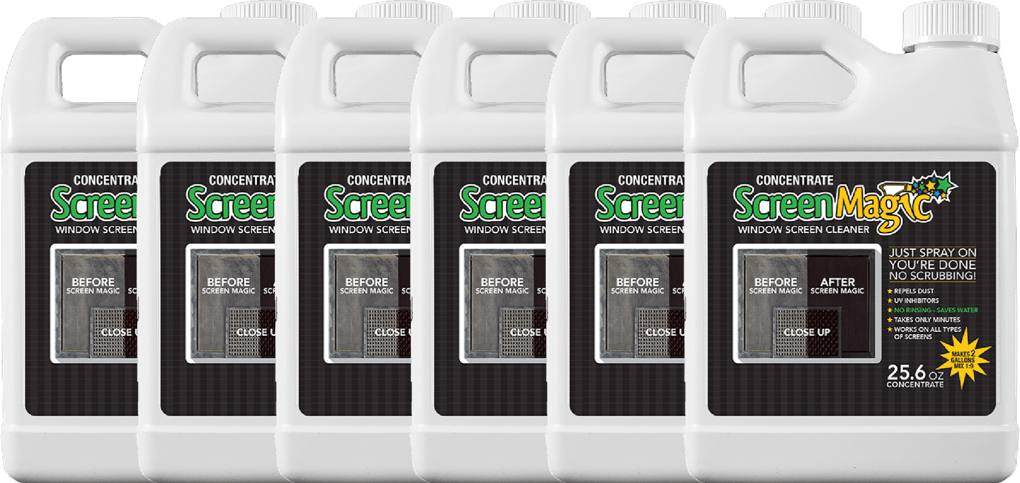 Screen Magic Pro 25.6 oz Concentrate – Case of 6